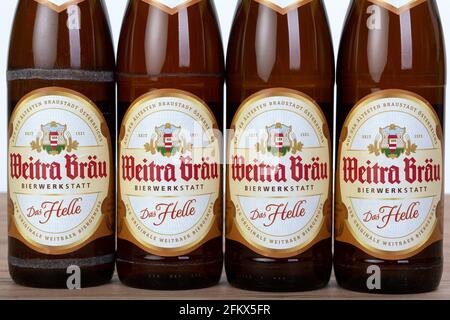Weitra Bräu, birreria privata Weitra, Austria Foto Stock