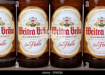 Weitra Bräu, birreria privata Weitra, Austria Foto Stock