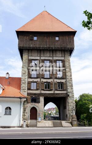 Rheintorturm, Costanza sul lago di Costanza, Germania Foto Stock