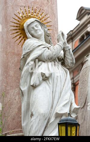 Sant'Anna sulla colonna Anna di Innsbruck, Tirolo, Austria Foto Stock