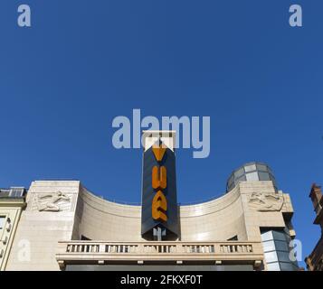 Londra, Inghilterra, Regno Unito. Il cinema Vue West End, Leicester Square, ex Warner West End Foto Stock