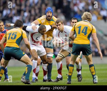 INGHILTERRA V AUSTRALIA A TWICKENHAM. 15/11/2008. IMMAGINE DAVID ASHDOWN Foto Stock