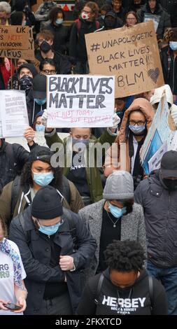 Black Lives Matter - protesta BLM a Coventry UK, 7 giugno 2020 Foto Stock