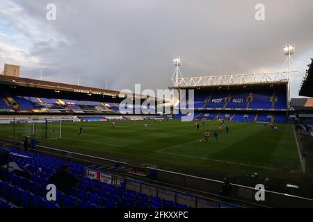 Vista generale durante il gioco - Ipswich Town U18 v Sheffield United U18, fa Youth Cup, Portman Road, Ipswich, UK - 30 aprile 2021 Foto Stock