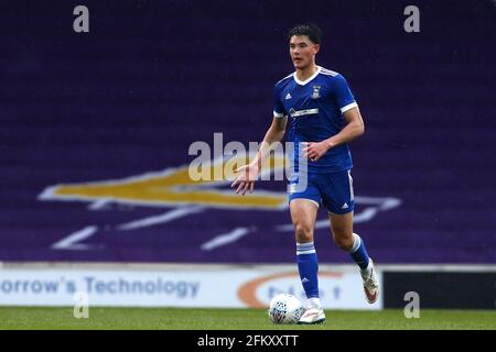 Elkan Baggott of Ipswich Town - Ipswich Town U18 contro Sheffield United U18, fa Youth Cup, Portman Road, Ipswich, Regno Unito - 30 aprile 2021 Foto Stock