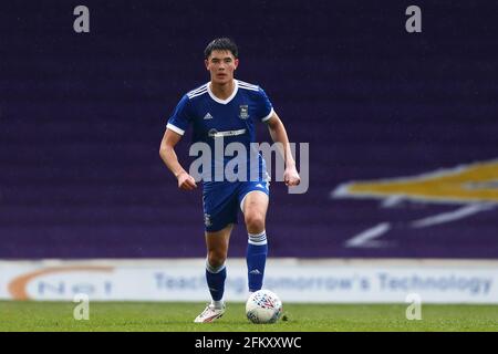 Elkan Baggott of Ipswich Town - Ipswich Town U18 contro Sheffield United U18, fa Youth Cup, Portman Road, Ipswich, Regno Unito - 30 aprile 2021 Foto Stock