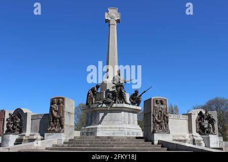 War Memorial, Port Sunlight, Wirral, Regno Unito Foto Stock