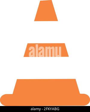 Icona colorata per segnali di lavoro o di avvertenza Illustrazione Vettoriale