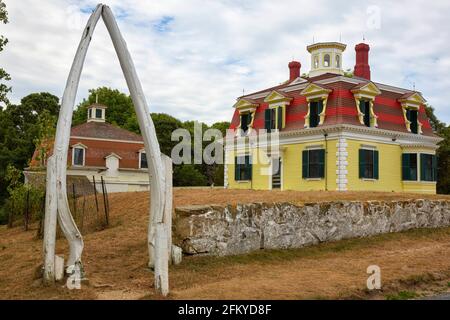 Captain Penniman House Fort Hill Eastham Cape Cod Massachusetts Stati Uniti Foto Stock