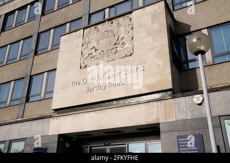 Croydon Magistrates Court, South London, England, UK Foto Stock