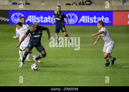 Philadelphia, PA, USA - 4, Maggio, 2021 - durante una seconda cravatta di 1-1. La Philadelphia Union avanza alle semifinali con un punteggio complessivo di 4-1. Credit: Don Mennig/Alamy Live News Foto Stock