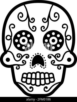 Messicano abilità Calaveras modello Illustrazione Vettoriale