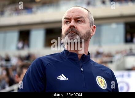 File foto datata 16-11-2019 del manager scozzese Steve Clarke. Data di emissione: Mercoledì 5 maggio 2021. Foto Stock