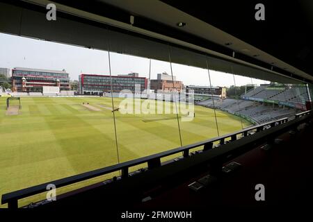 Vista generale del terreno davanti a Lancashire CCC vs Essex CCC, Specsavers County Championship Division 1 Cricket a Emirates Old Trafford l'11° Ju Foto Stock