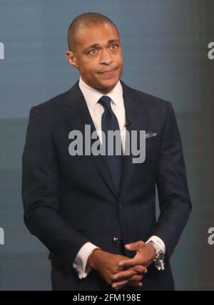 New York , Stati Uniti, 04 maggio 2021. T.J. Holmes, on Good Morning America in New York 04 maggio 2021 Credit:RW/MediaPunch Foto Stock