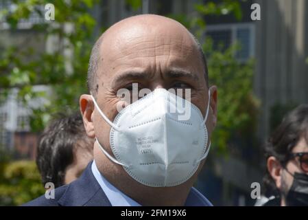 Roma, Italia. 05 maggio 2021. Nella foto il Presidente della Regione Lazio, Nicola Zingaretti Credit: Agenzia fotografica indipendente/Alamy Live News Foto Stock