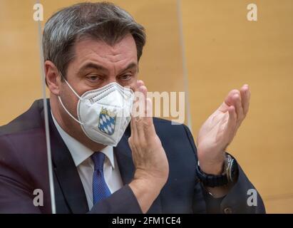 Monaco, Germania. 05 maggio 2021. Peter Kneffel/dpa/Alamy Live News Foto Stock