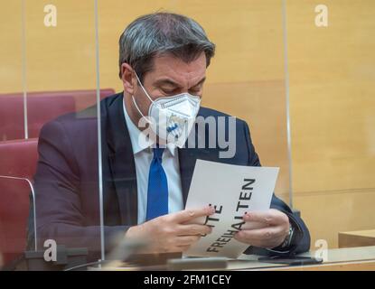 Monaco, Germania. 05 maggio 2021. Peter Kneffel/dpa/Alamy Live News Foto Stock