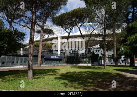 Foto IPP/Roberto Ramaccia Roma 5/05/2021 Stadio Olimpico pre Euro 2020-2021 Nella foto le vecchio biglietterie dello stadio olimpico Italy Foto Pres Foto Stock