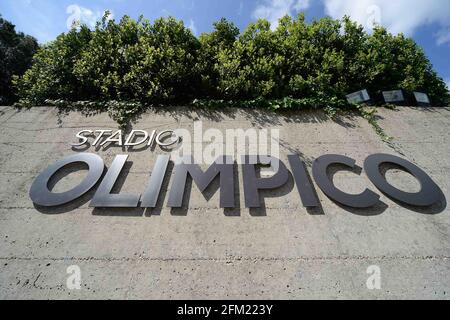 Foto IPP/Roberto Ramaccia Roma 5/05/2021 Stadio Olimpico pre Euro 2020-2021 Nella foto la nuova insegna dello stadio olimpico Italy Photo Premere - WOR Foto Stock