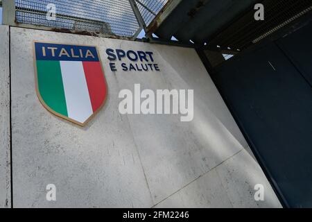 Foto IPP/Roberto Ramaccia Roma 5/05/2021 Stadio Olimpico pre Euro 2020-2021 Nella foto lo scorrimento dell'Italia Sport e Salute Italia Foto Premere - WOR Foto Stock