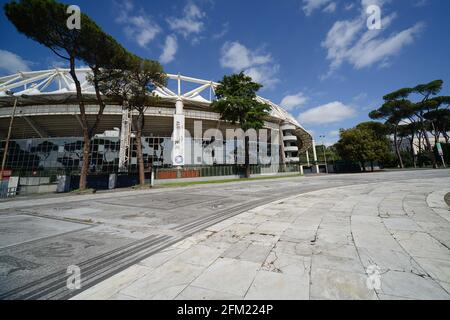 Foto IPP/Roberto Ramaccia Roma 5/05/2021 Stadio Olimpico pre Euro 2020-2021 Nella foto lo stadio Olimpico Italy Photo Press - World Copyright Foto Stock