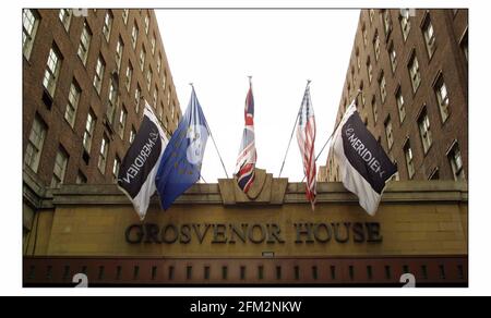 Le Meridien Grosvenor House Hotel, Londonpic David Sandison 27/4/2003 Foto Stock