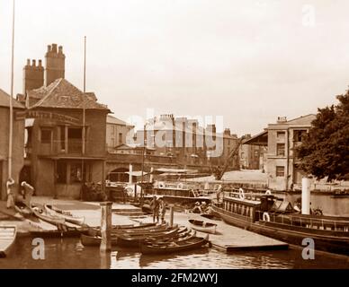 Salters Steamers, Oxford, periodo vittoriano Foto Stock