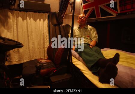 Neil Jameson Truck driver per Eddie Stobart Trucks 2 pilston Foto Stock