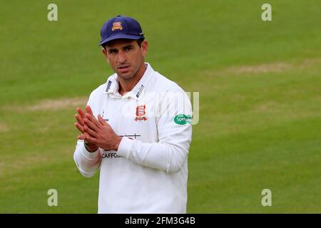 Lo skipper Essex Ryan ten Doeschate durante Essex CCC vs Northamptonshire CCC, Specsaver County Championship Division 2 Cricket presso l'Essex County Groun Foto Stock