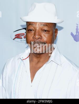 26 settembre 2015, riserva Playa Vista, California, Stati Uniti: Carl Weathers partecipa al secondo Torneo annuale di Poker celebrità del Fondo della Pace. (Immagine di credito: © Billy Bendight/ZUMA Wire) Foto Stock