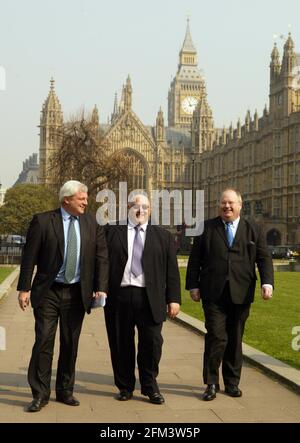 Mal Sheldon leader del Consiglio laburista a Melton Mobray sfidando il Partito conservatore con Stephen o'Brien e Eric Pickles M.P.s dei conservatori. pic David Sandison Foto Stock