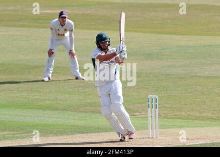 Joe Leach in batting azione per Worcestershire durante Essex CCC vs Worcestershire CCC, Specsavers County Championship Division 2 Cricket all'Essex Foto Stock