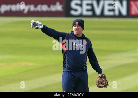 Assistente di Essex, allenatore di Anthony McGrath durante l'Essex Eagles vs Hampshire, Royal London Cricket di una giornata al Cloudfm County Ground il 30 aprile Foto Stock