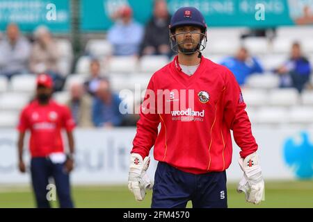 James Foster di Essex durante Essex Eagles vs Somerset, Royal London One-Day Cup Cricket presso l'Essex County Ground il 12 giugno 2016 Foto Stock