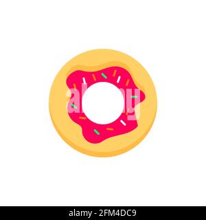 Delicious Donut Conceptual Icon Vector Design eps10 Illustrazione Vettoriale