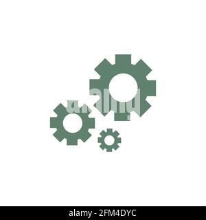 Icona Impostazioni concetto vettoriale eps10 Illustrazione Vettoriale