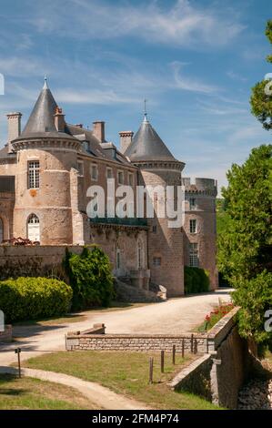 Castello di Chastellux, Chastellux-sur-Cure, Yonne (89), Borgogna, Francia Foto Stock