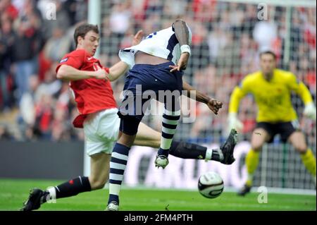 FINALE DI CARLING CUP. SPURS V MAN UTD A WEMBLEY. 1/3/2009. IMMAGINE DAVID ASHDOWN Foto Stock