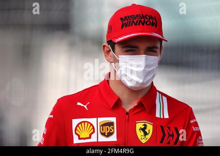 Barcellona, Spagna. 06 maggio 2021. Charles Leclerc (MON) Ferrari. Gran Premio di Spagna, giovedì 6 maggio 2021. Barcellona, Spagna. Credit: James Moy/Alamy Live News Foto Stock