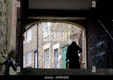 Sheppards Barton al largo di Catherine Hill a Frome una città affascinante Somerset, inghilterra regno unito Foto Stock