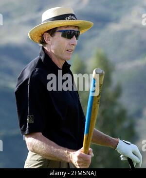 IL DAVID LEADBETTER GOLF ACADENY AL LA CALA RESORT A MIJAS COSTA VICINO MALAGA SPAGNA 24/10/2002 FOTO DAVID ASHDOWN. GOLF Foto Stock