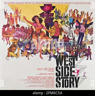 Poster, "West Side Story" (1961) United Artists / file Reference n. 34145-002THA Foto Stock