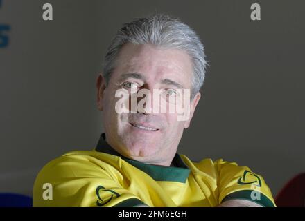 KEVIN KEEGAN ALLA CITTÀ DI CALCIO A GLASGOW 21/2/2007 FOTO DAVID ASHDOWN Foto Stock