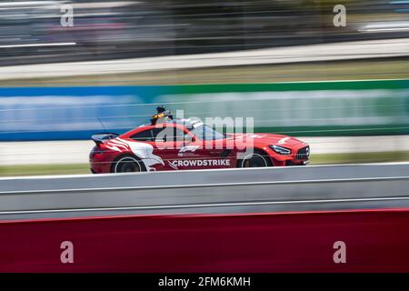 Montmelo, vicino a Barcellona, Spagna. 06 maggio 2021. Auto di sicurezza durante la Formula 1 Aramco Gran Premio De Espana 2021 dal 07 al 10 maggio 2021 sul circuito di Barcellona-Catalunya, a Montmelo, vicino Barcellona, Spagna - Foto Xavi Bonilla/DPPI/LiveMedia Credit: Agenzia indipendente di Foto/Alamy Live News Foto Stock