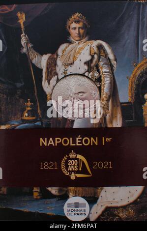 10 euro Napoléon Argent Monnaie de Paris Foto Stock