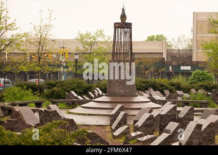 Holocaust Memorial Park a Sheepshead Bay Brooklyn New York Foto Stock