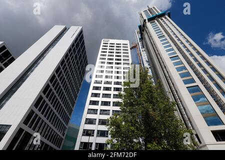 Nuovi appartamenti per studenti nel centro di Leeds Foto Stock