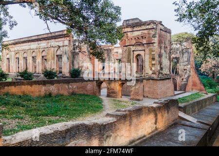 Rovine del complesso residenziale a Lucknow, Uttar Pradesh stato, India Foto Stock