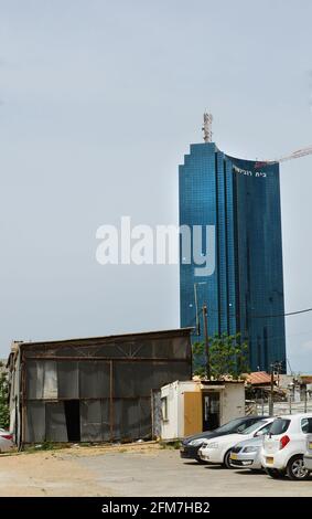 Cambiare skyline a Tel-Aviv, Israele. Foto Stock